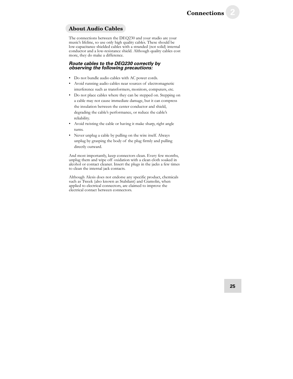 ALESIS DEQ230D User Manual | Page 27 / 80