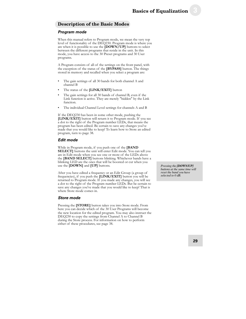 ALESIS DEQ230D User Manual | Page 31 / 80