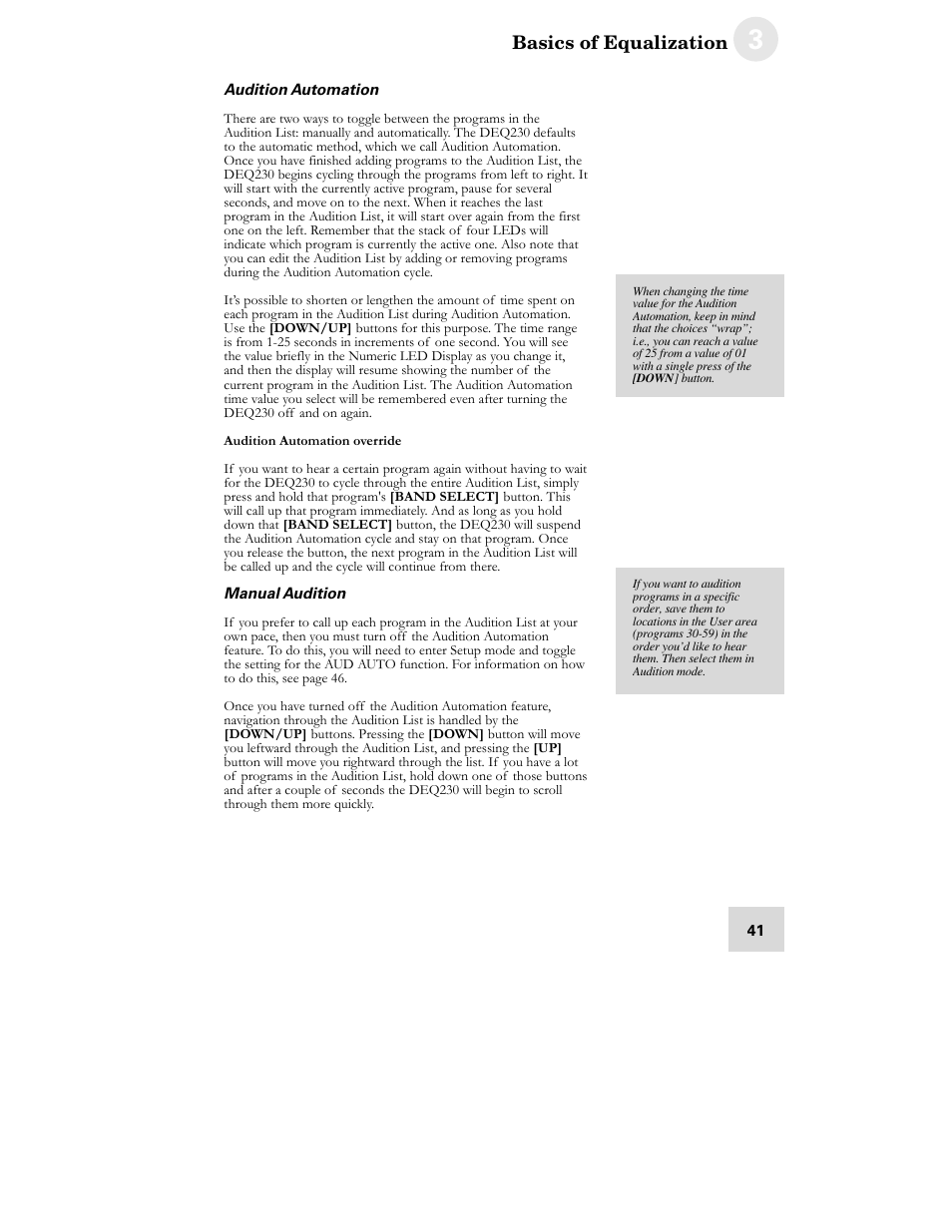 ALESIS DEQ230D User Manual | Page 43 / 80