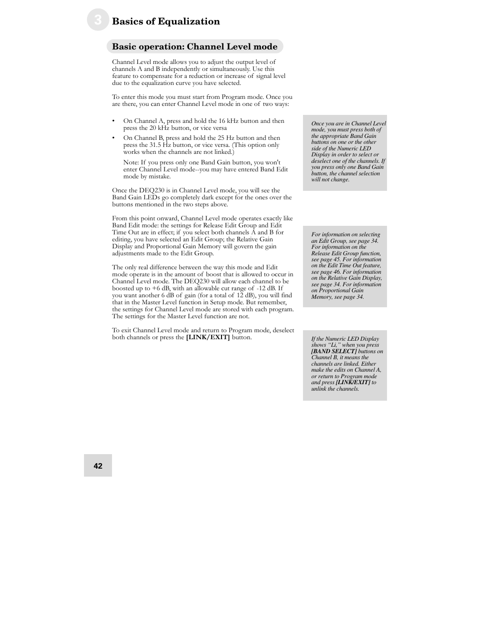 ALESIS DEQ230D User Manual | Page 44 / 80