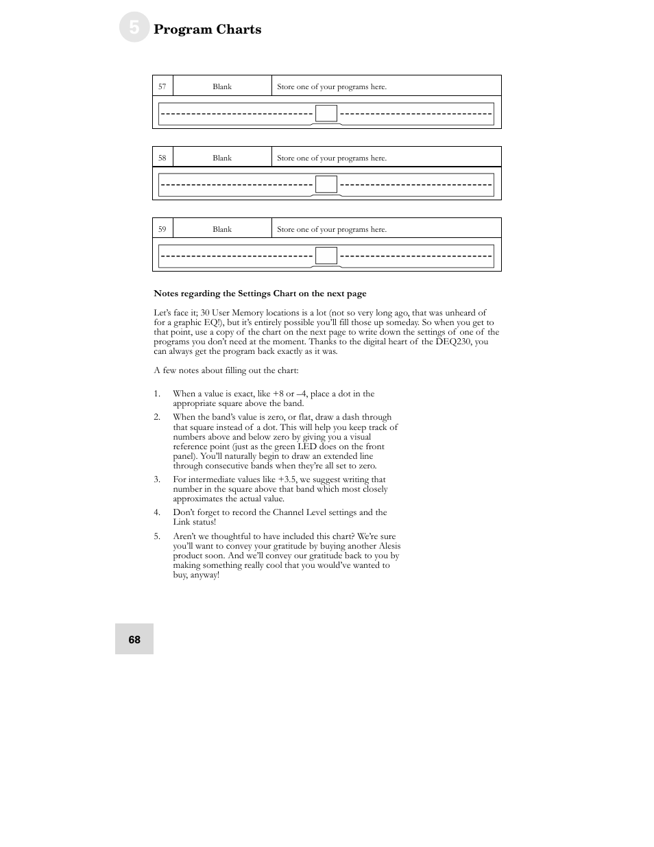 ALESIS DEQ230D User Manual | Page 70 / 80