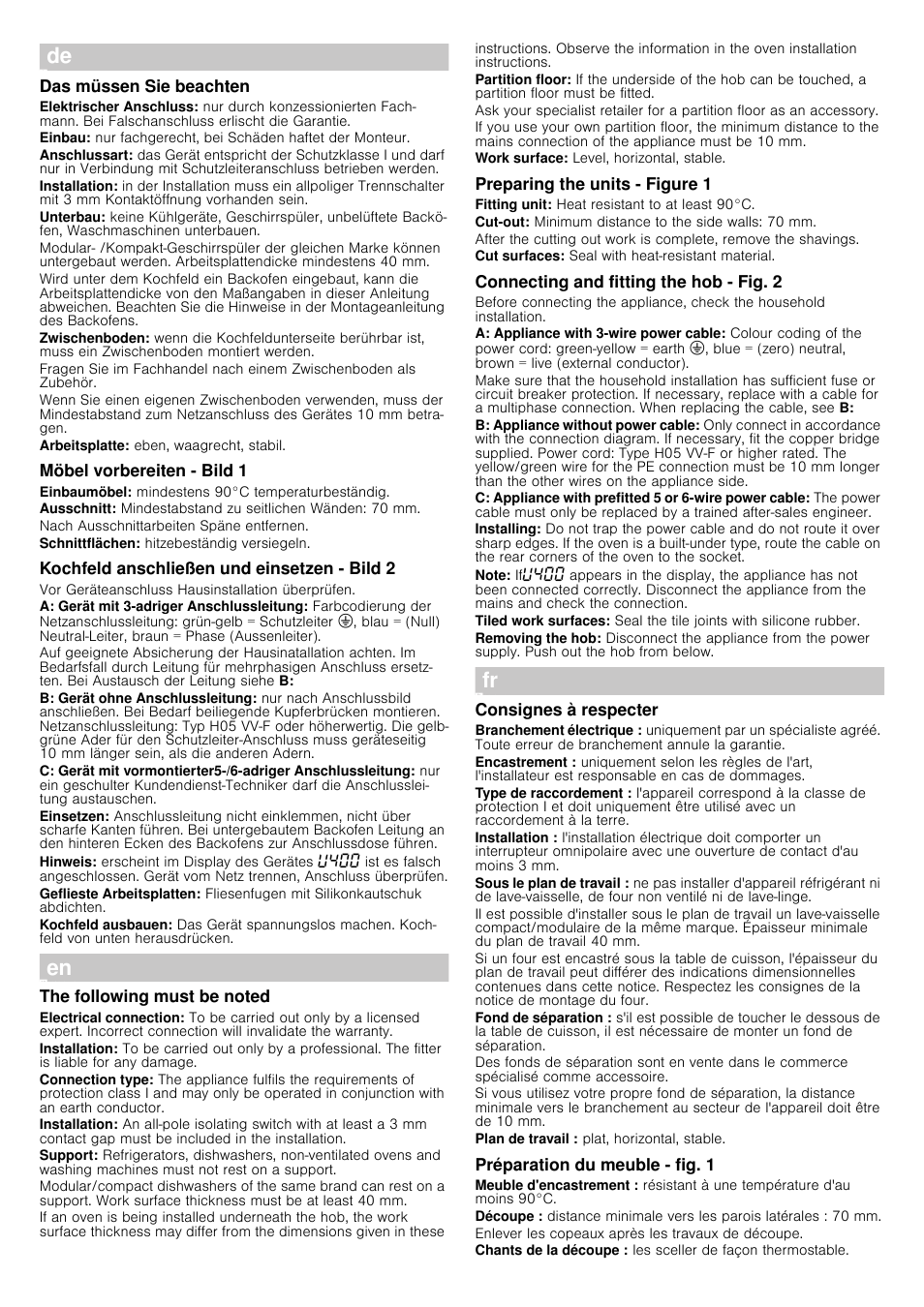 Siemens ET975MK21E User Manual | Page 2 / 8