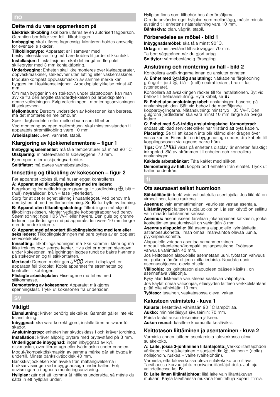 Siemens ET975MK21E User Manual | Page 6 / 8