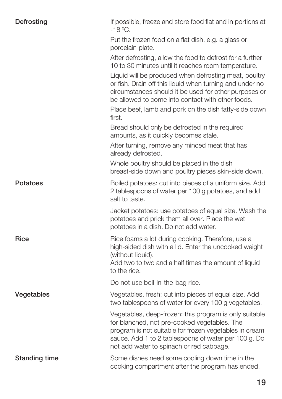 Siemens HF25M5L2 User Manual | Page 19 / 160