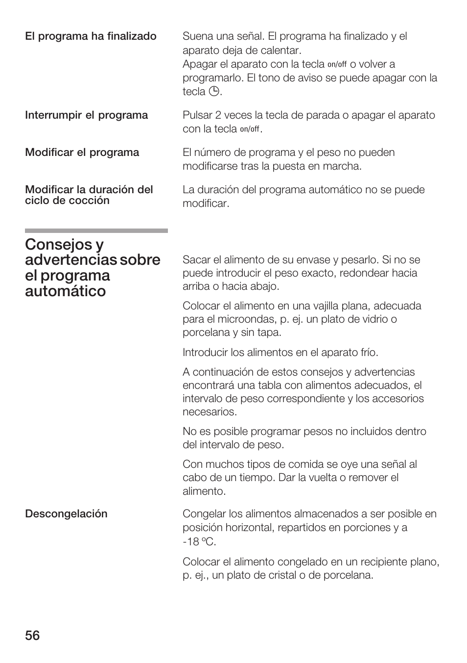 Siemens HF25M5L2 User Manual | Page 56 / 160