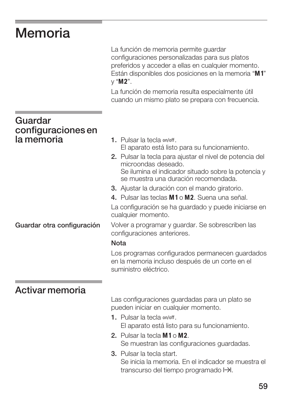 Siemens HF25M5L2 User Manual | Page 59 / 160