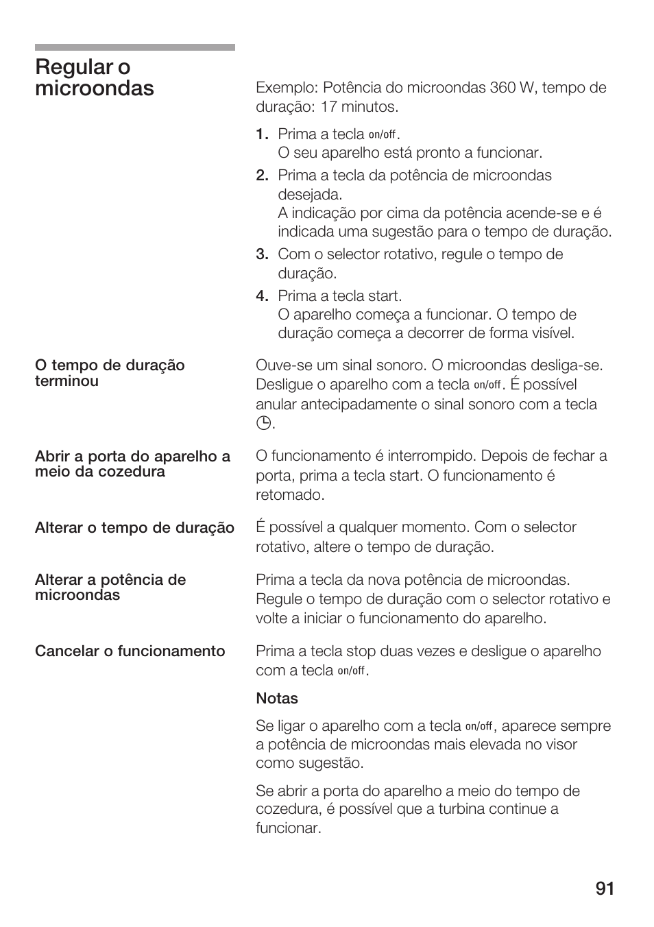 Regular o microondas | Siemens HF25M5L2 User Manual | Page 91 / 160