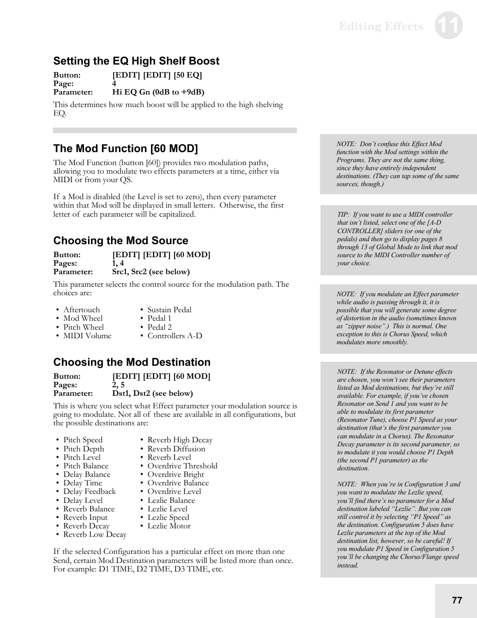 ALESIS QS6.2 User Manual | Page 79 / 105