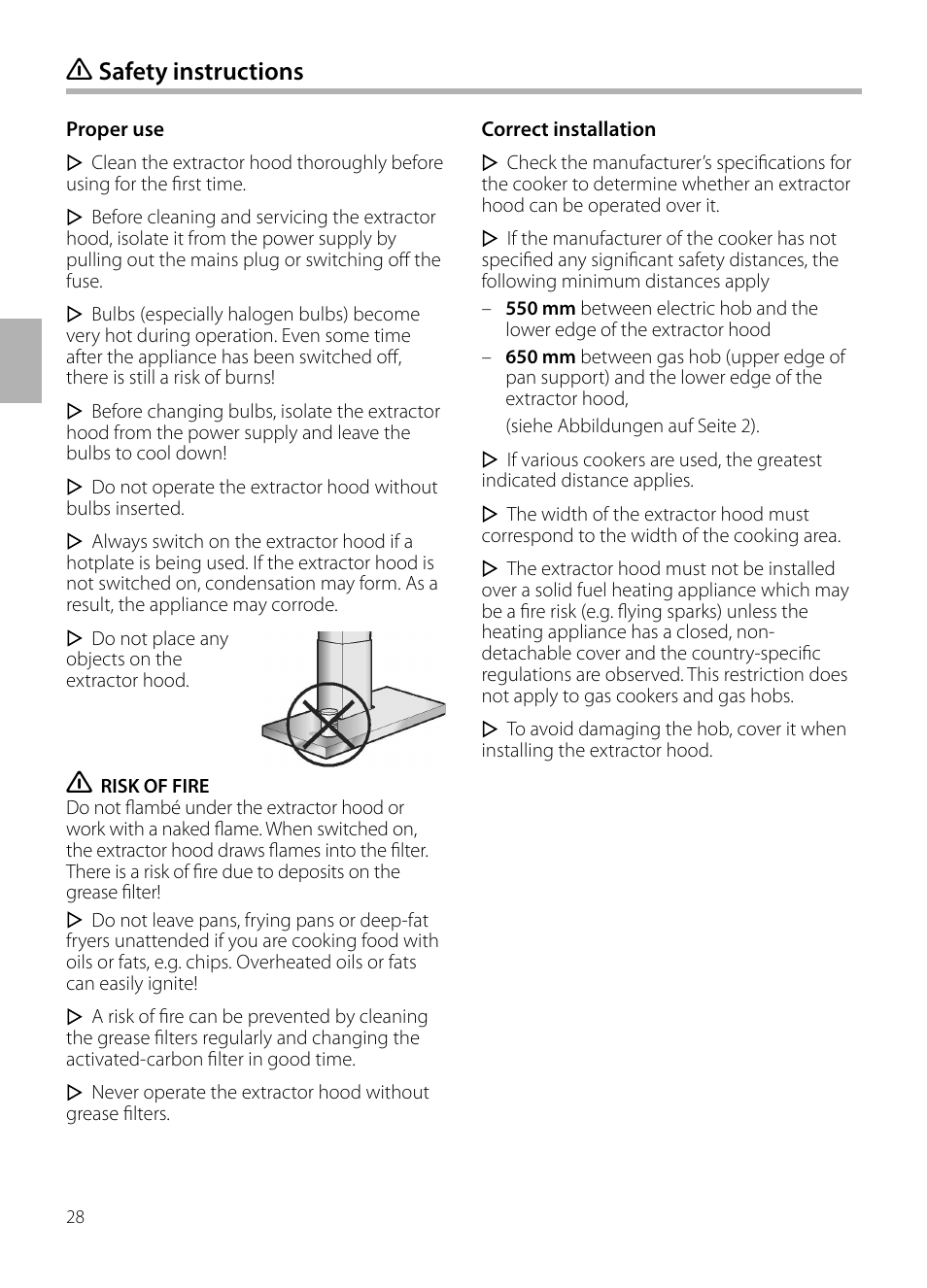 Safety instructions | Siemens LC958BA90 User Manual | Page 28 / 156