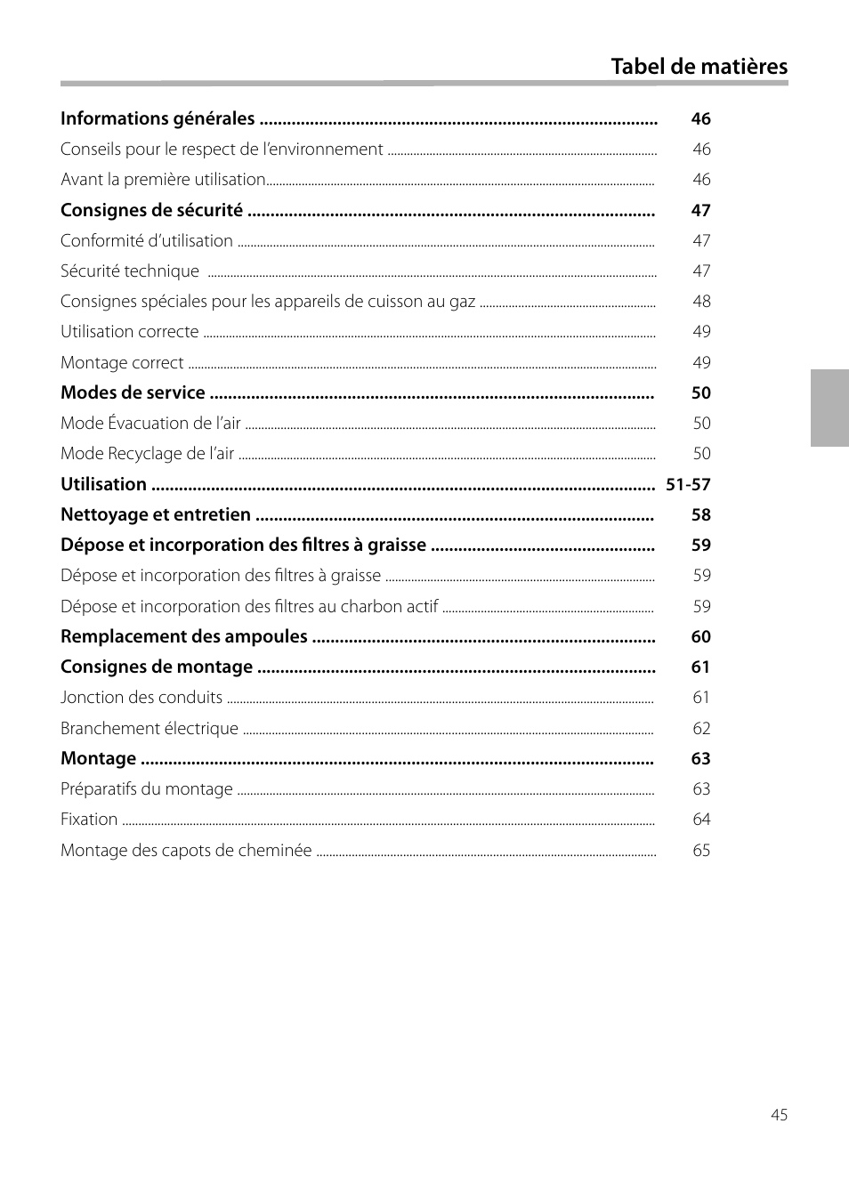 Siemens LC958BA90 User Manual | Page 45 / 156