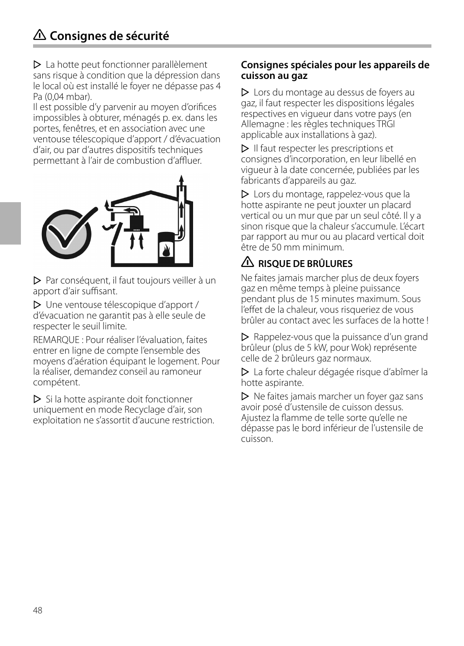 Consignes de sécurité | Siemens LC958BA90 User Manual | Page 48 / 156