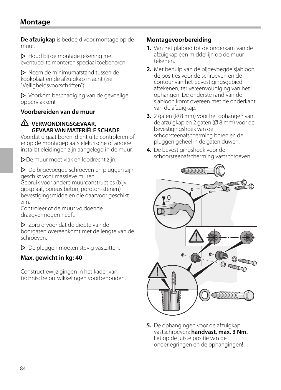 Montage | Siemens LC958BA90 User Manual | Page 84 / 156