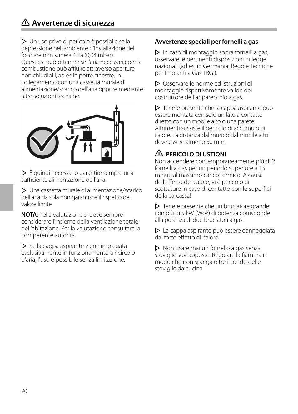 Avvertenze di sicurezza | Siemens LC958BA90 User Manual | Page 90 / 156