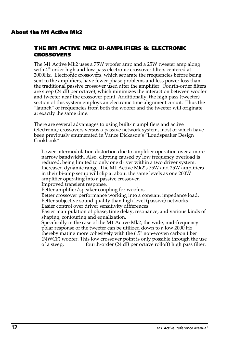 ALESIS M1 Active Mk2 User Manual | Page 10 / 44