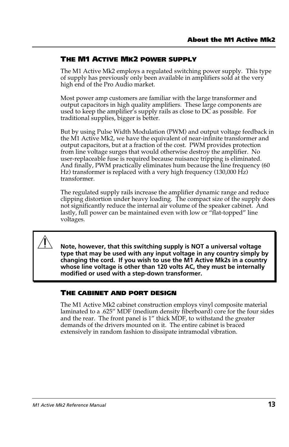 ALESIS M1 Active Mk2 User Manual | Page 11 / 44