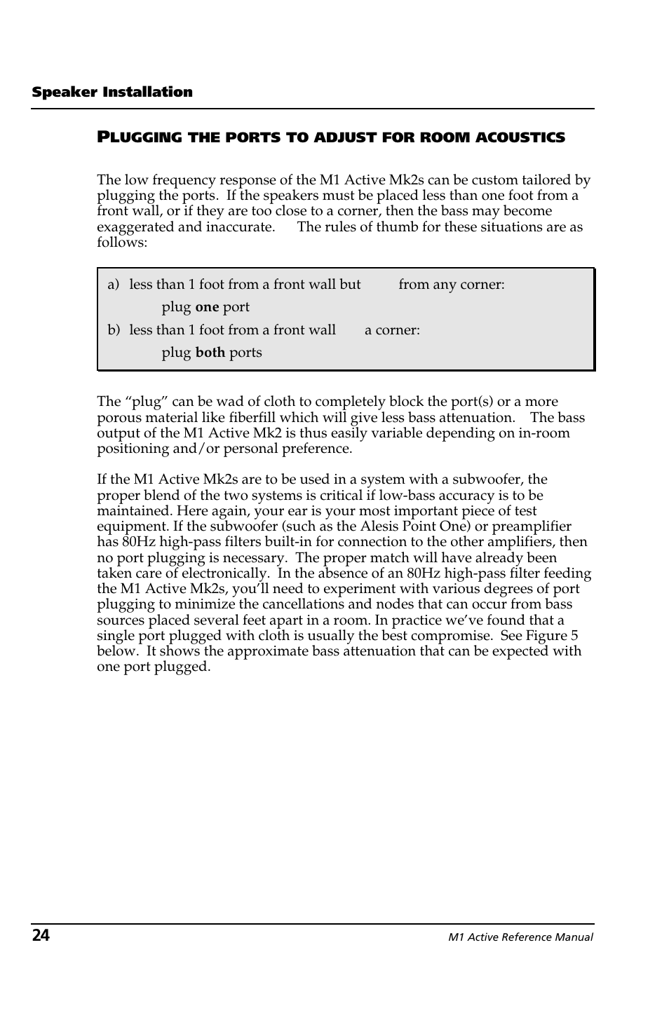 ALESIS M1 Active Mk2 User Manual | Page 22 / 44