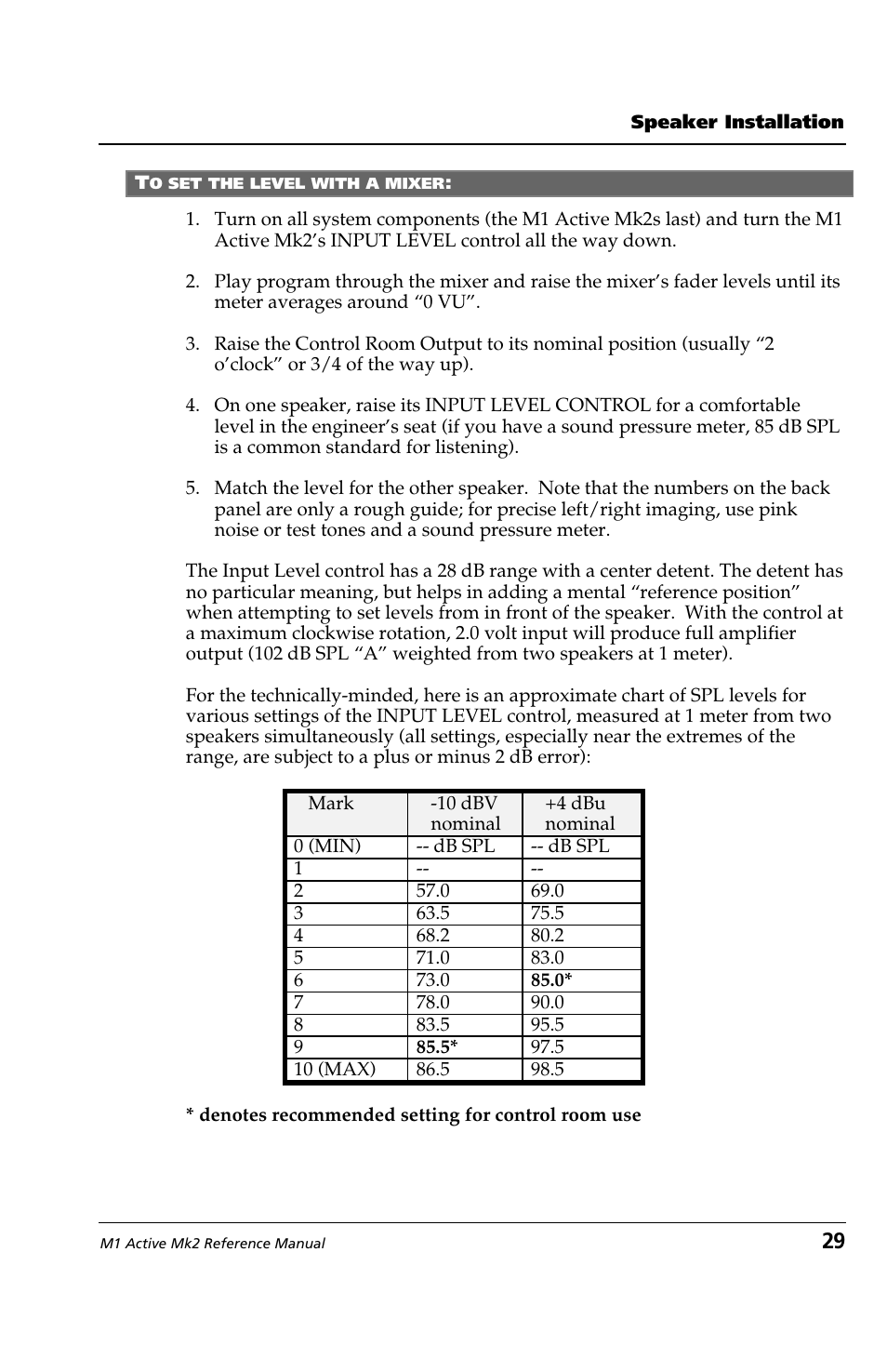 ALESIS M1 Active Mk2 User Manual | Page 27 / 44