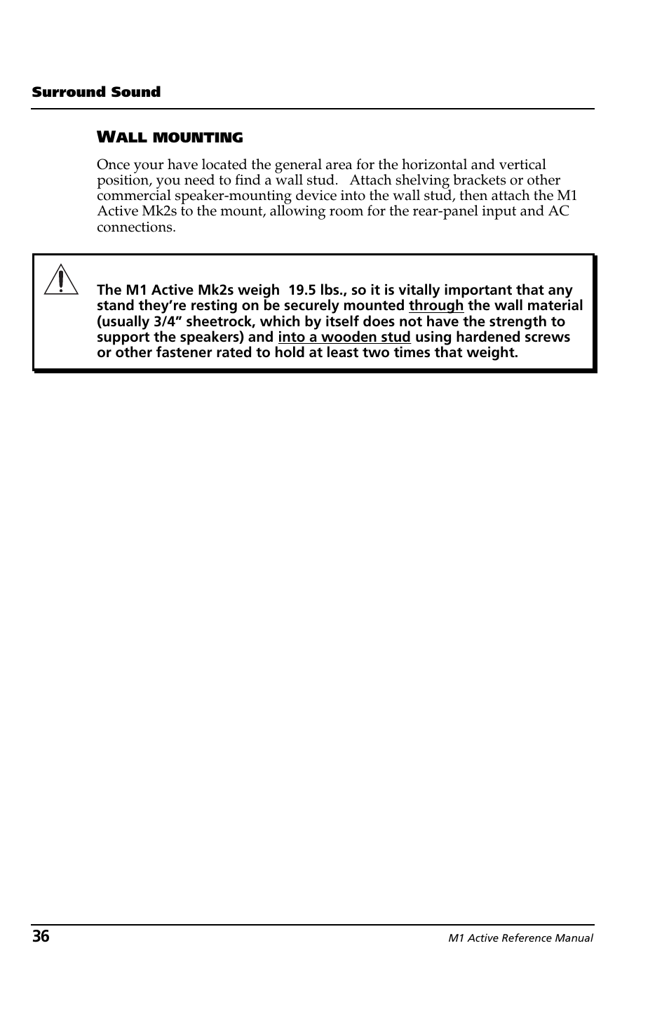 ALESIS M1 Active Mk2 User Manual | Page 34 / 44