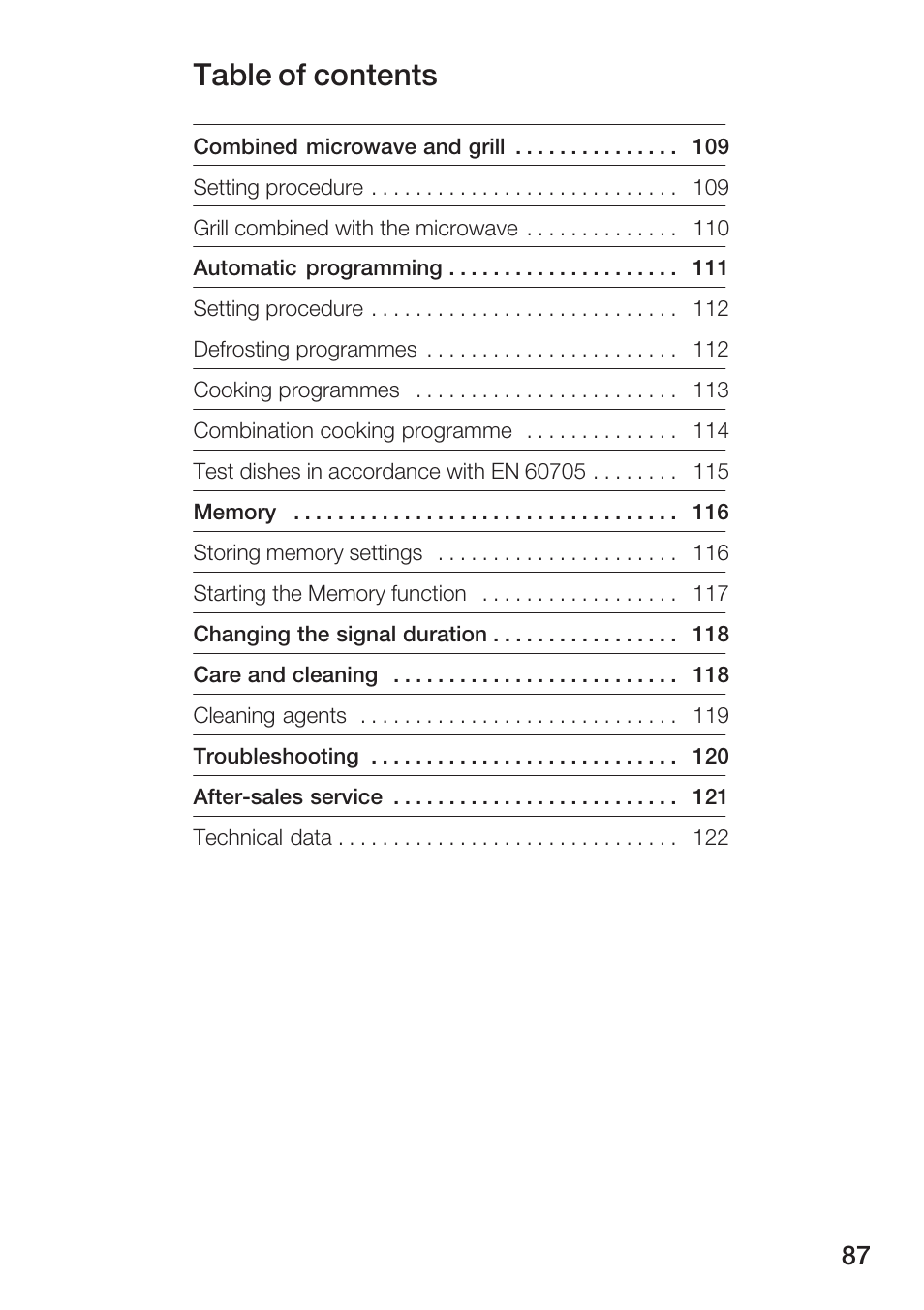 Siemens HF15G561 User Manual | Page 87 / 164