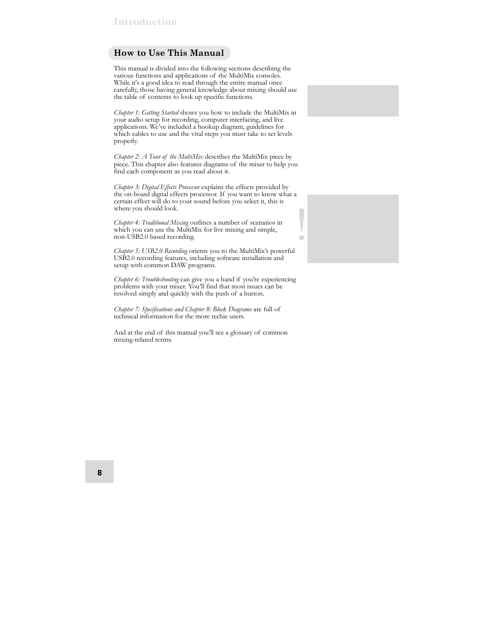 ALESIS MULTIMIX USB2.0 User Manual | Page 10 / 58