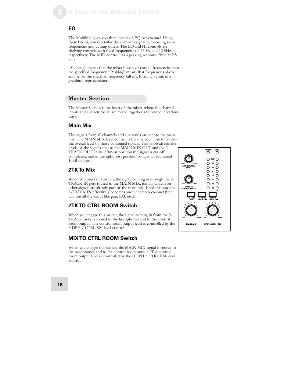 ALESIS MULTIMIX USB2.0 User Manual | Page 18 / 58