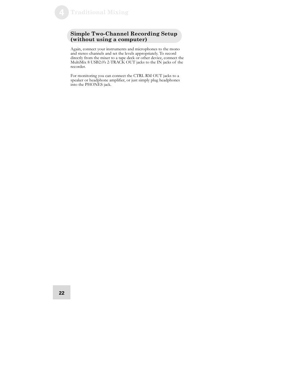 ALESIS MULTIMIX USB2.0 User Manual | Page 24 / 58