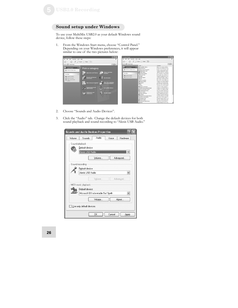 ALESIS MULTIMIX USB2.0 User Manual | Page 28 / 58