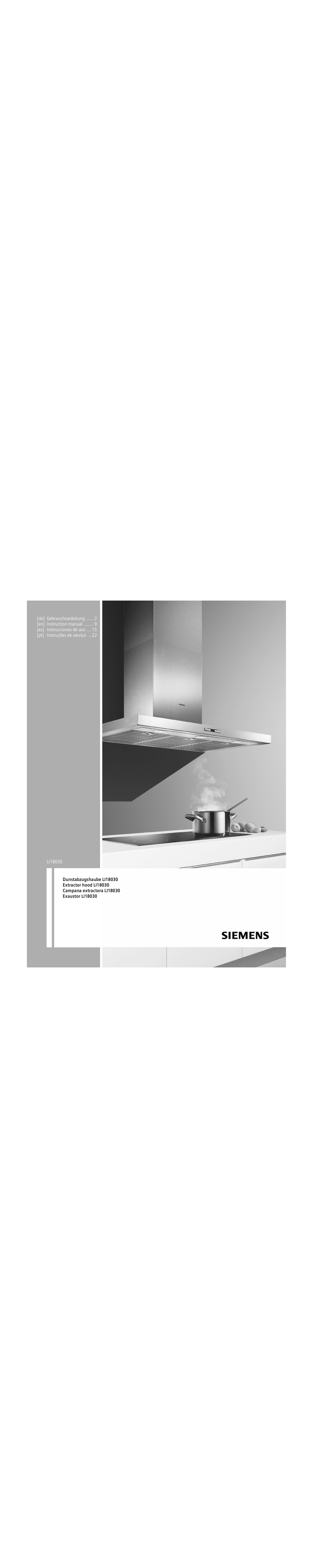 Siemens LI18030 User Manual | 28 pages