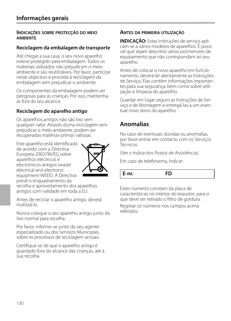 Siemens LC258BA90 User Manual | Page 130 / 156