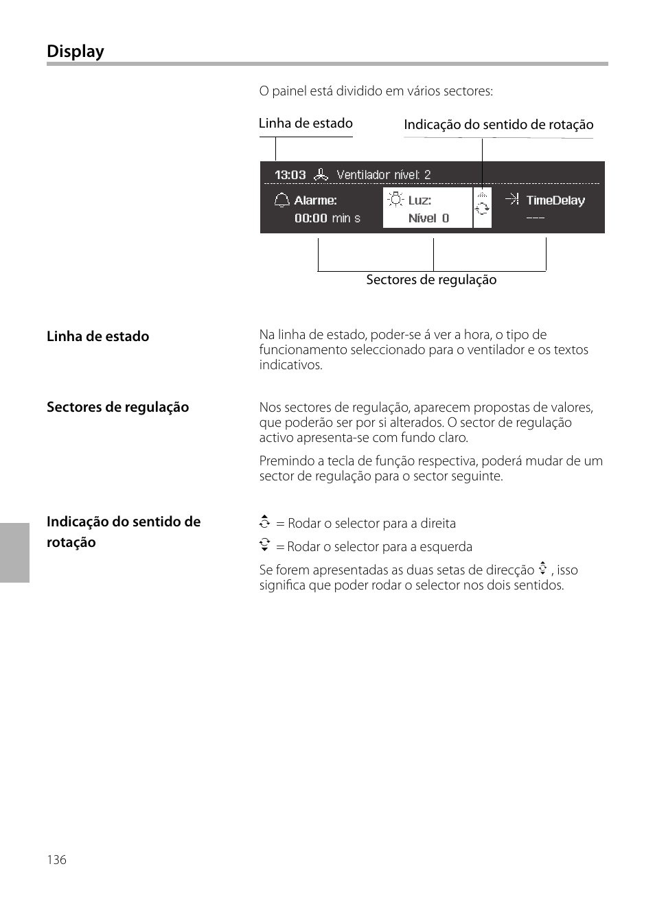 Display | Siemens LC258BA90 User Manual | Page 136 / 156