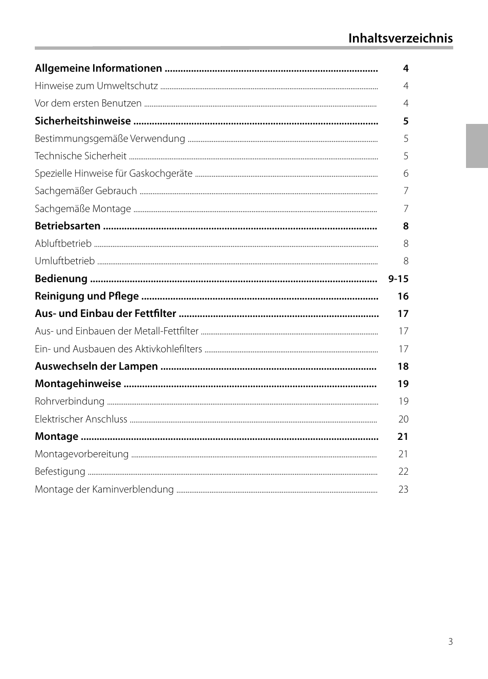 Siemens LC258BA90 User Manual | Page 3 / 156