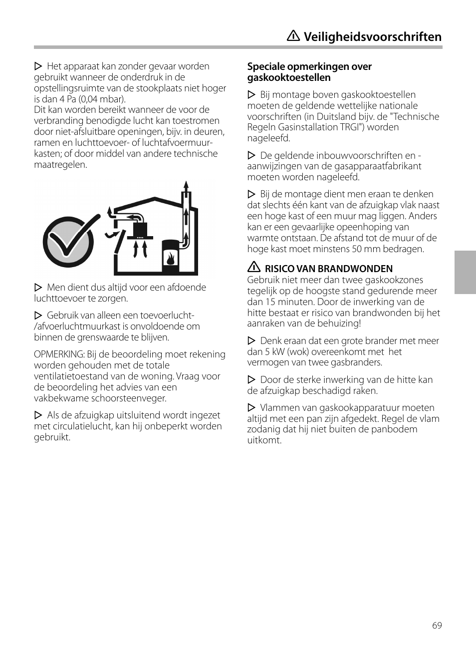 Veiligheidsvoorschriften | Siemens LC258BA90 User Manual | Page 69 / 156