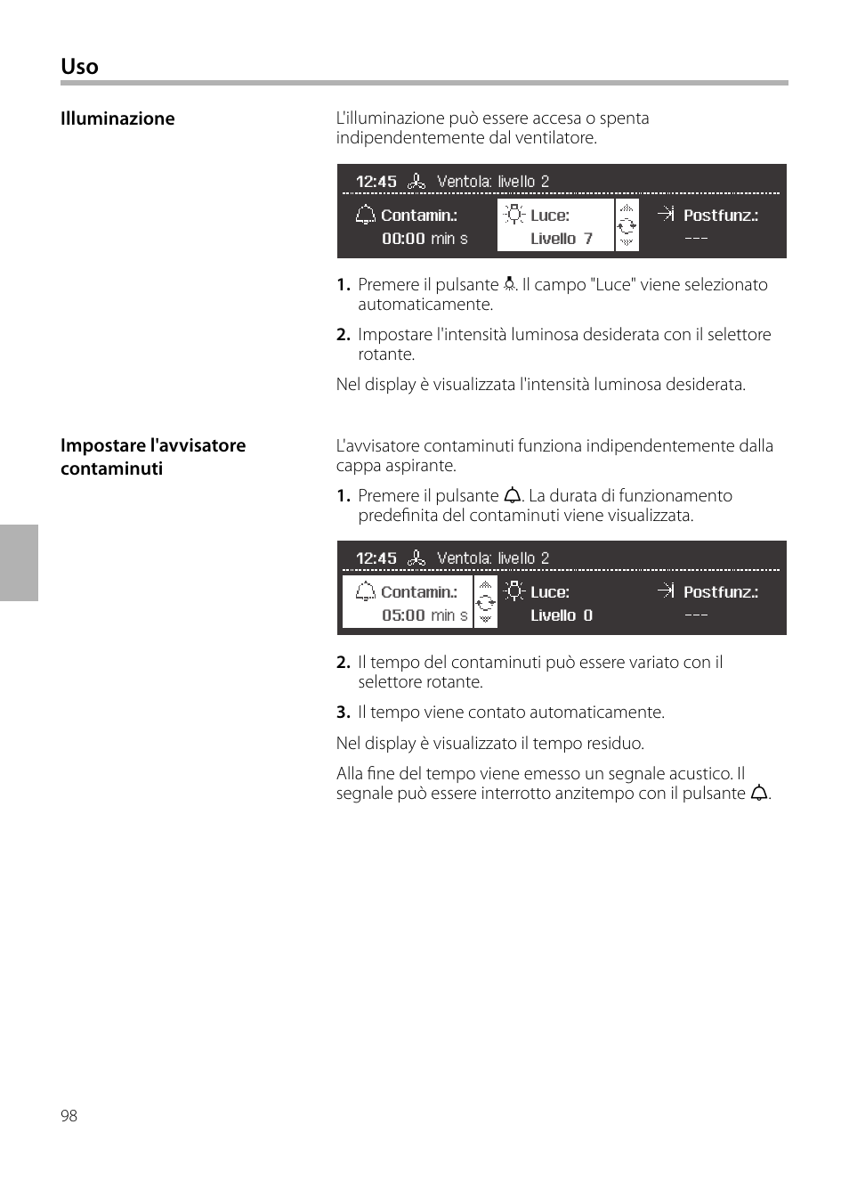 Siemens LC258BA90 User Manual | Page 98 / 156