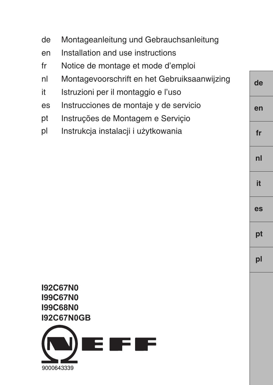 Siemens LF259RB50 User Manual | 84 pages