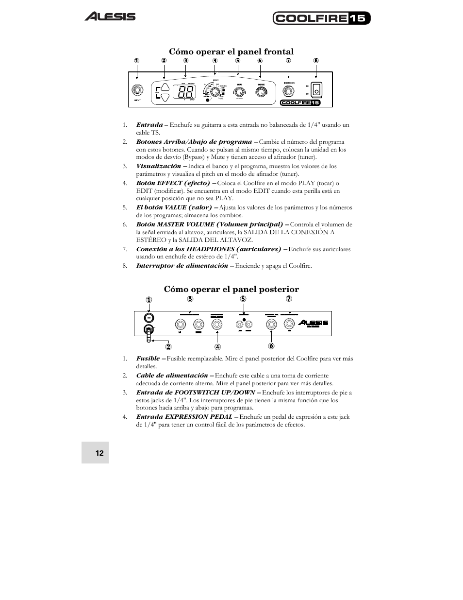 ALESIS COOLFIRE 15 User Manual | Page 14 / 51