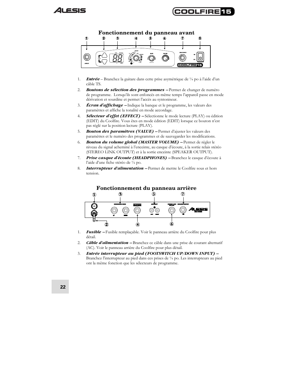 ALESIS COOLFIRE 15 User Manual | Page 24 / 51