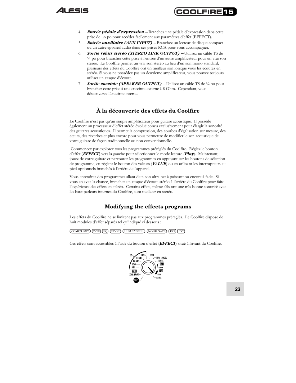 ALESIS COOLFIRE 15 User Manual | Page 25 / 51