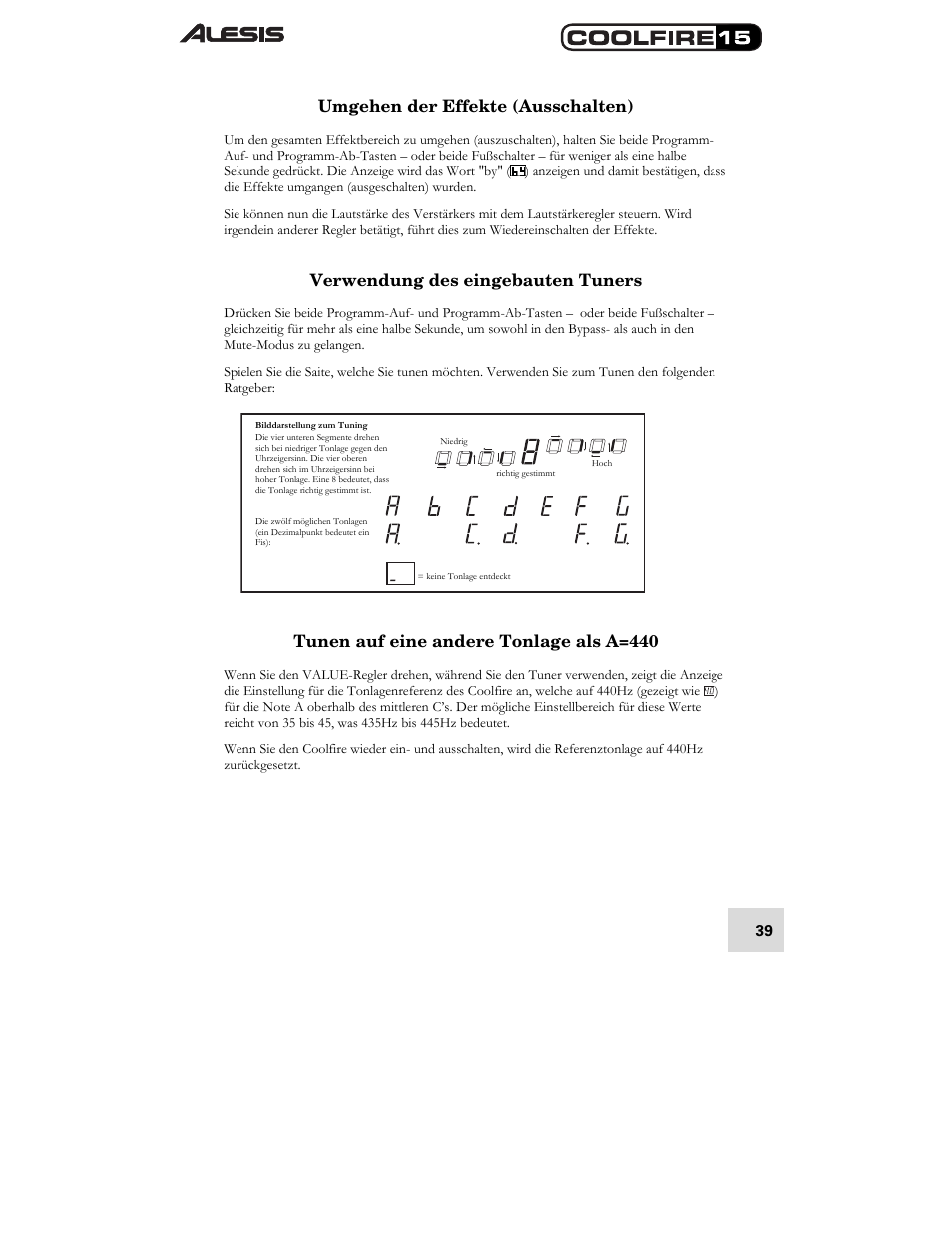 ALESIS COOLFIRE 15 User Manual | Page 41 / 51