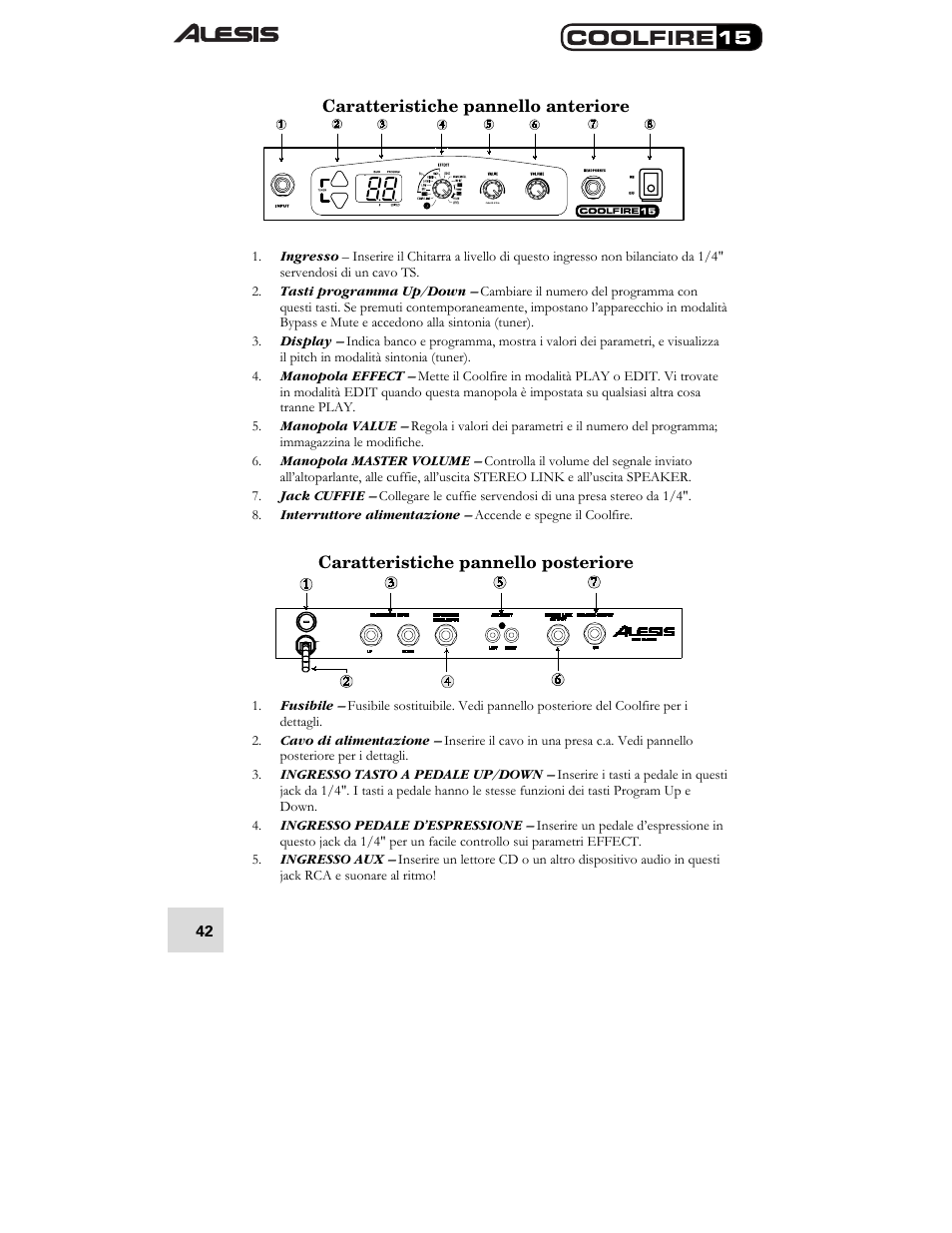 ALESIS COOLFIRE 15 User Manual | Page 44 / 51