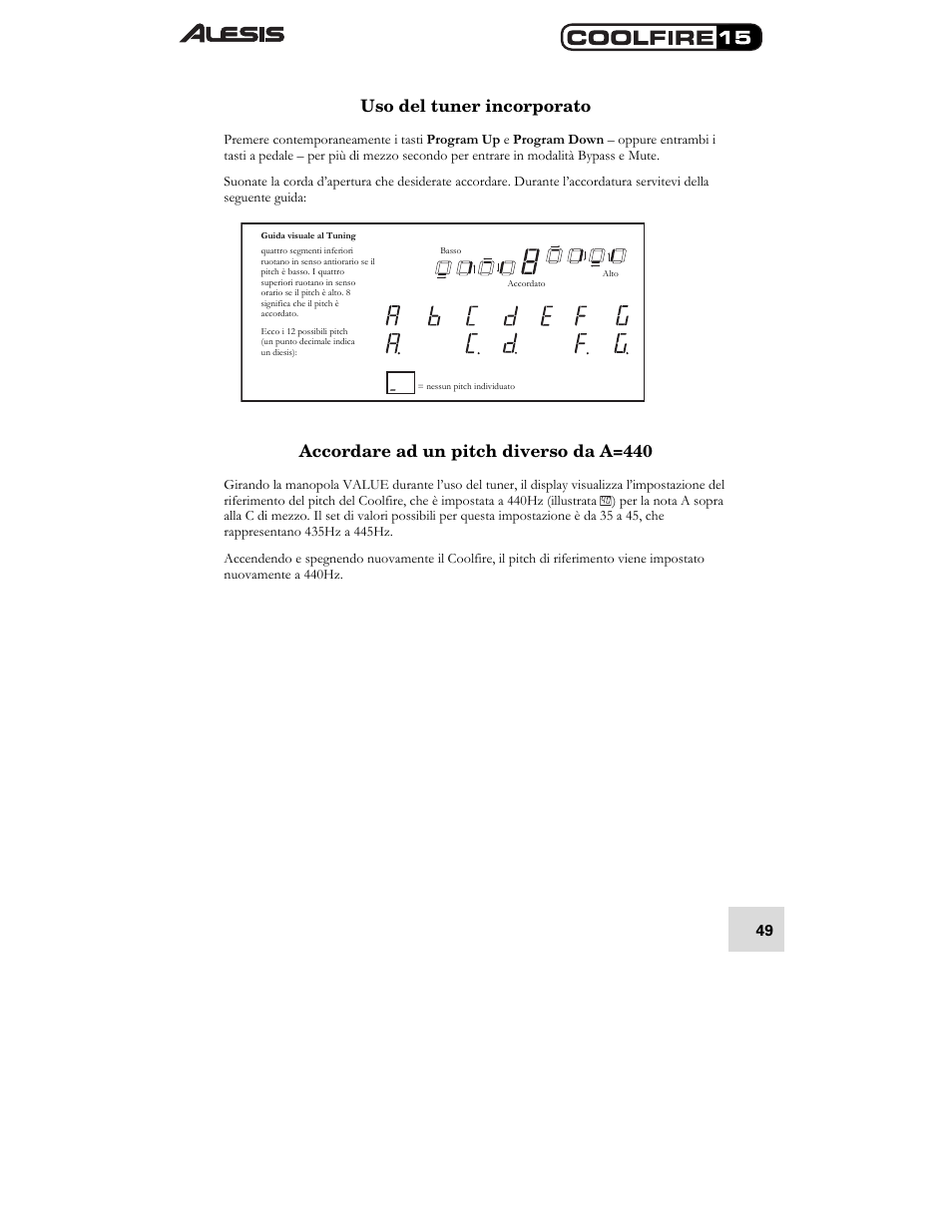 ALESIS COOLFIRE 15 User Manual | Page 51 / 51