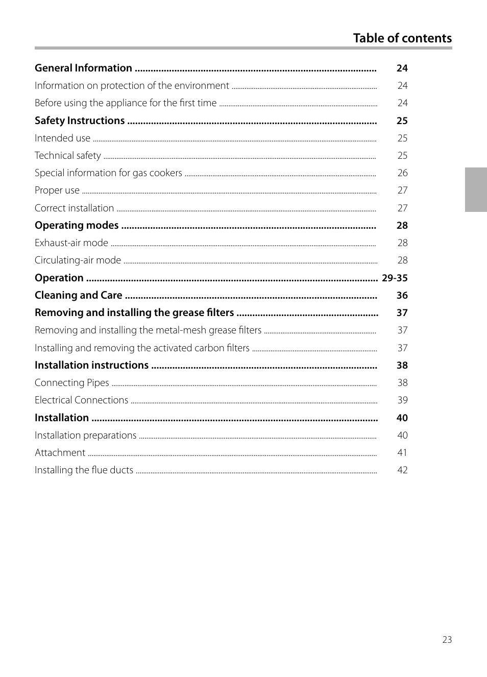 Siemens LF959BL90 User Manual | Page 23 / 148