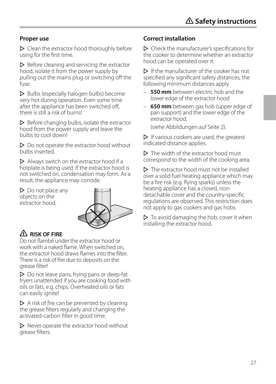 Safety instructions | Siemens LF959BL90 User Manual | Page 27 / 148