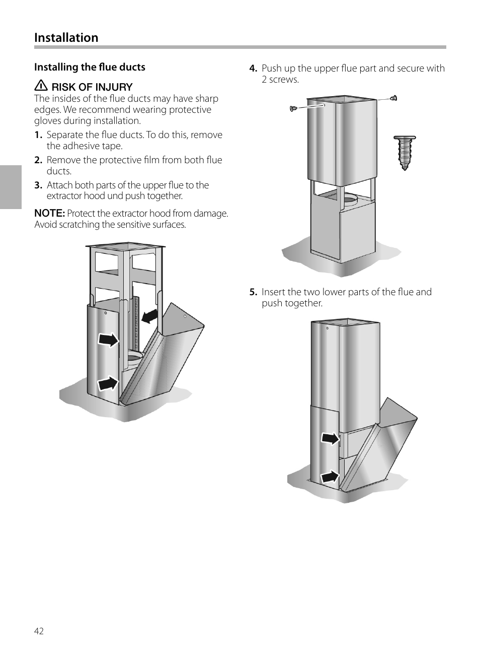 Installation | Siemens LF959BL90 User Manual | Page 42 / 148