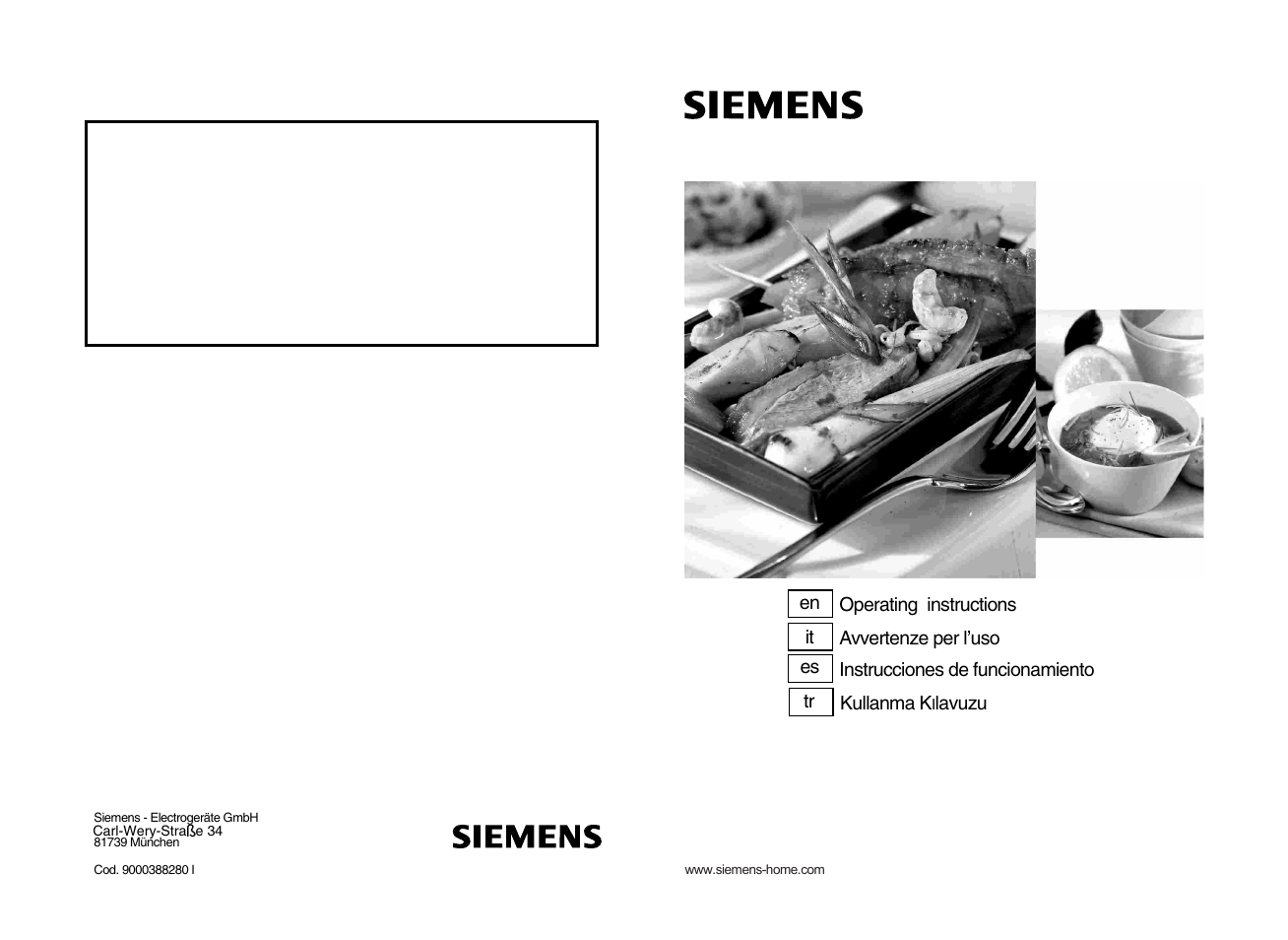 Siemens EC645PB90E User Manual | 65 pages