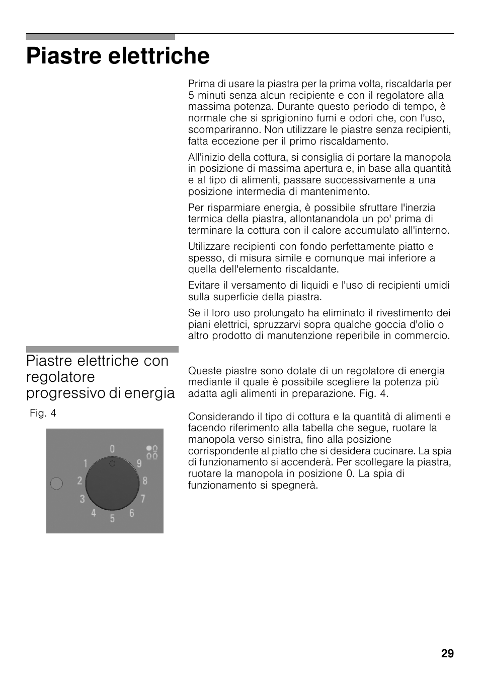 Piastre elettriche | Siemens EC645PB90E User Manual | Page 28 / 65