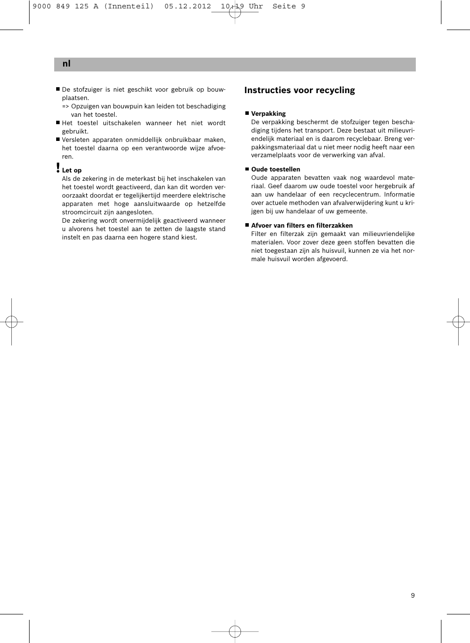 Siemens VS06G2080 User Manual | Page 10 / 117