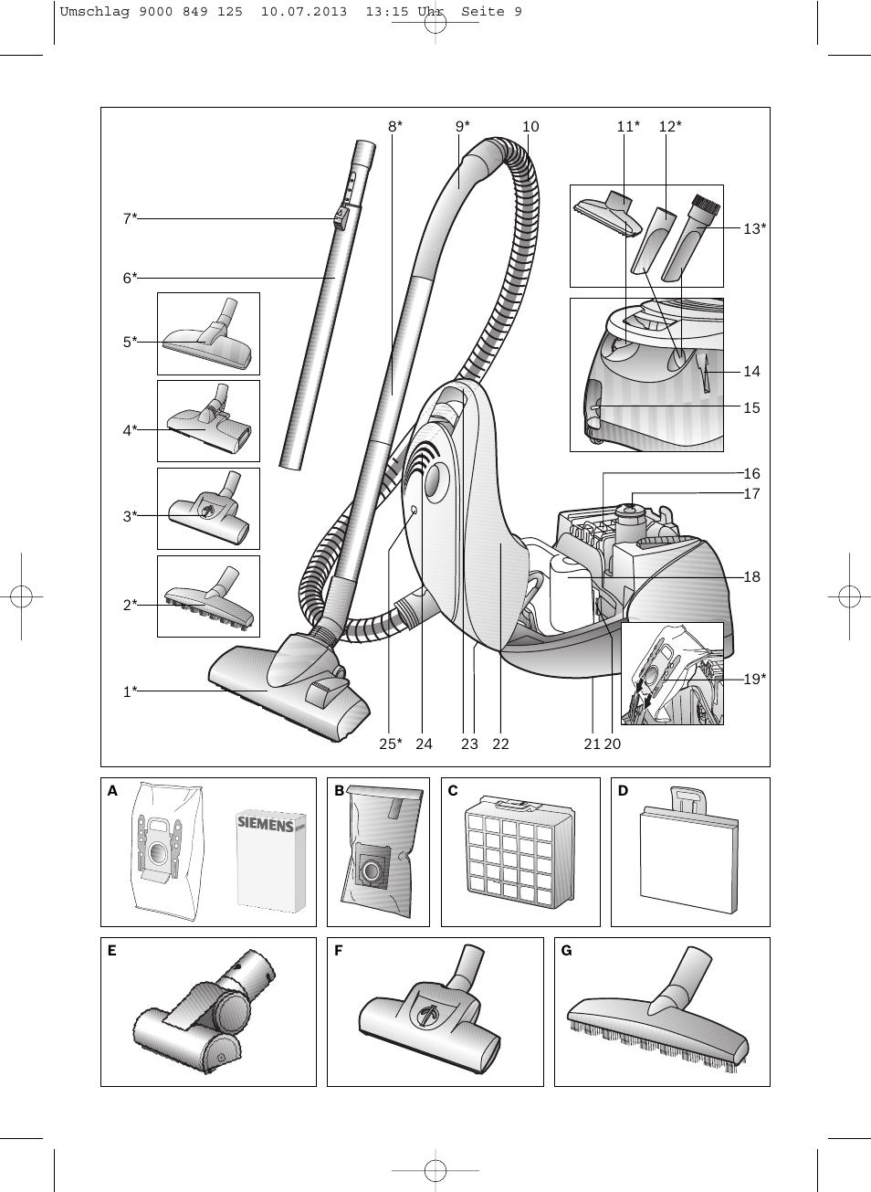 Siemens VS06G2080 User Manual | Page 111 / 117