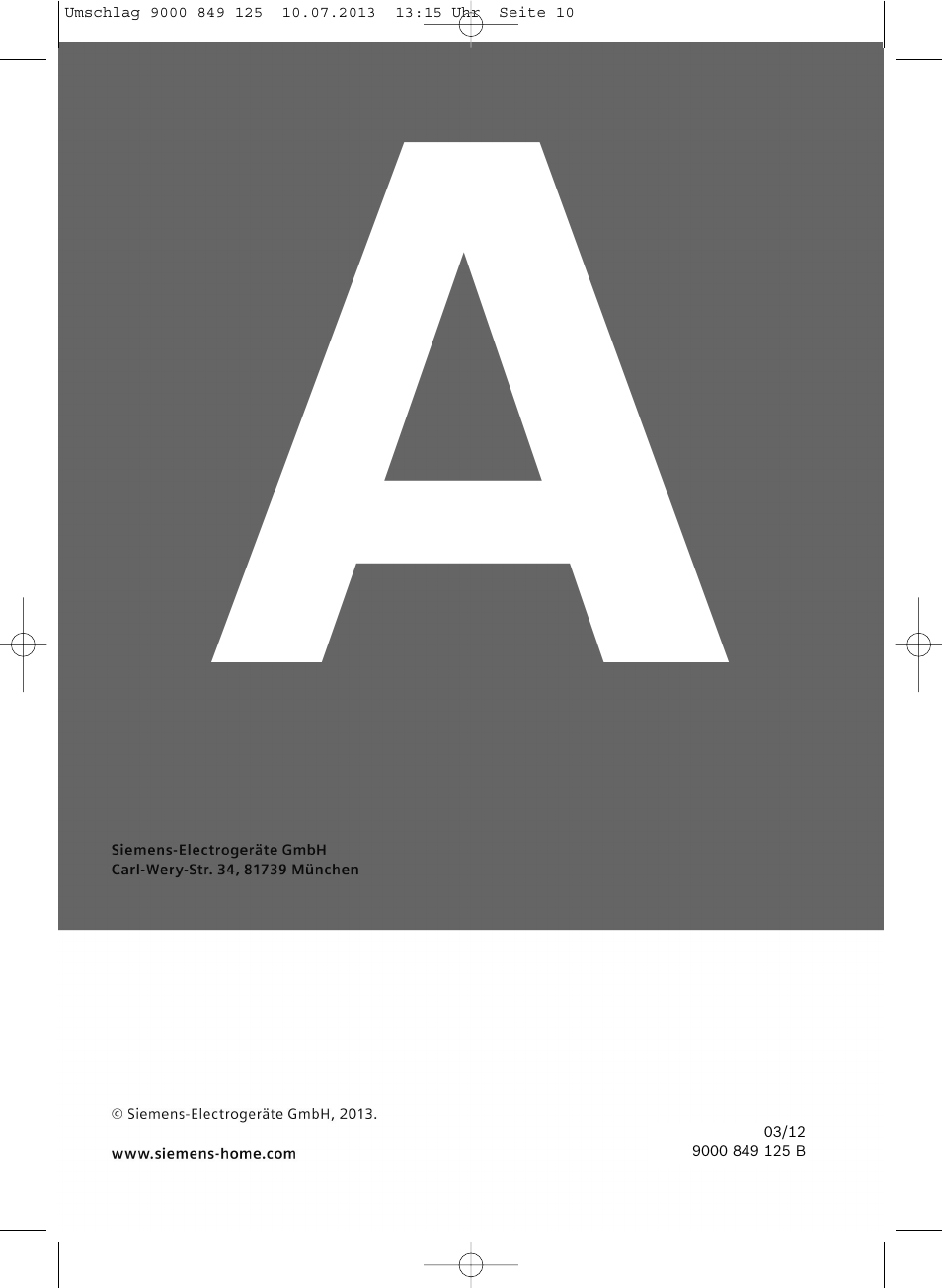 Siemens VS06G2080 User Manual | Page 117 / 117