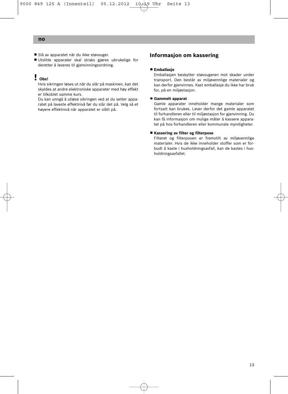 Siemens VS06G2080 User Manual | Page 14 / 117