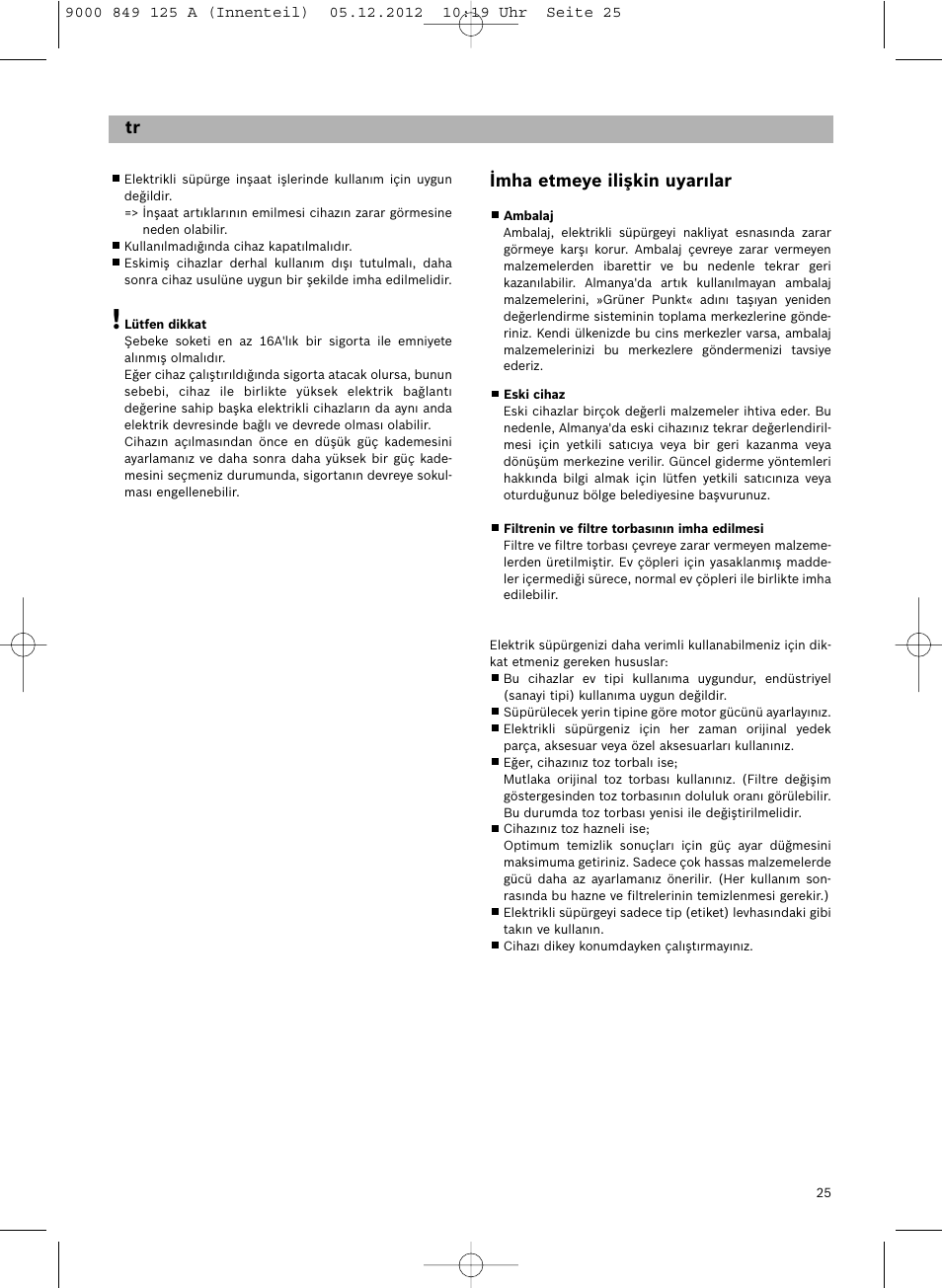 Siemens VS06G2080 User Manual | Page 26 / 117
